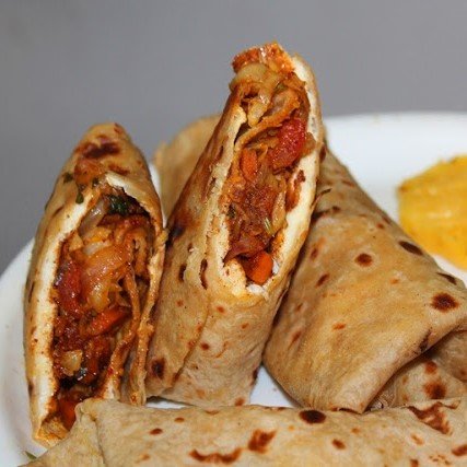 Veg Chapathi Shawarma
