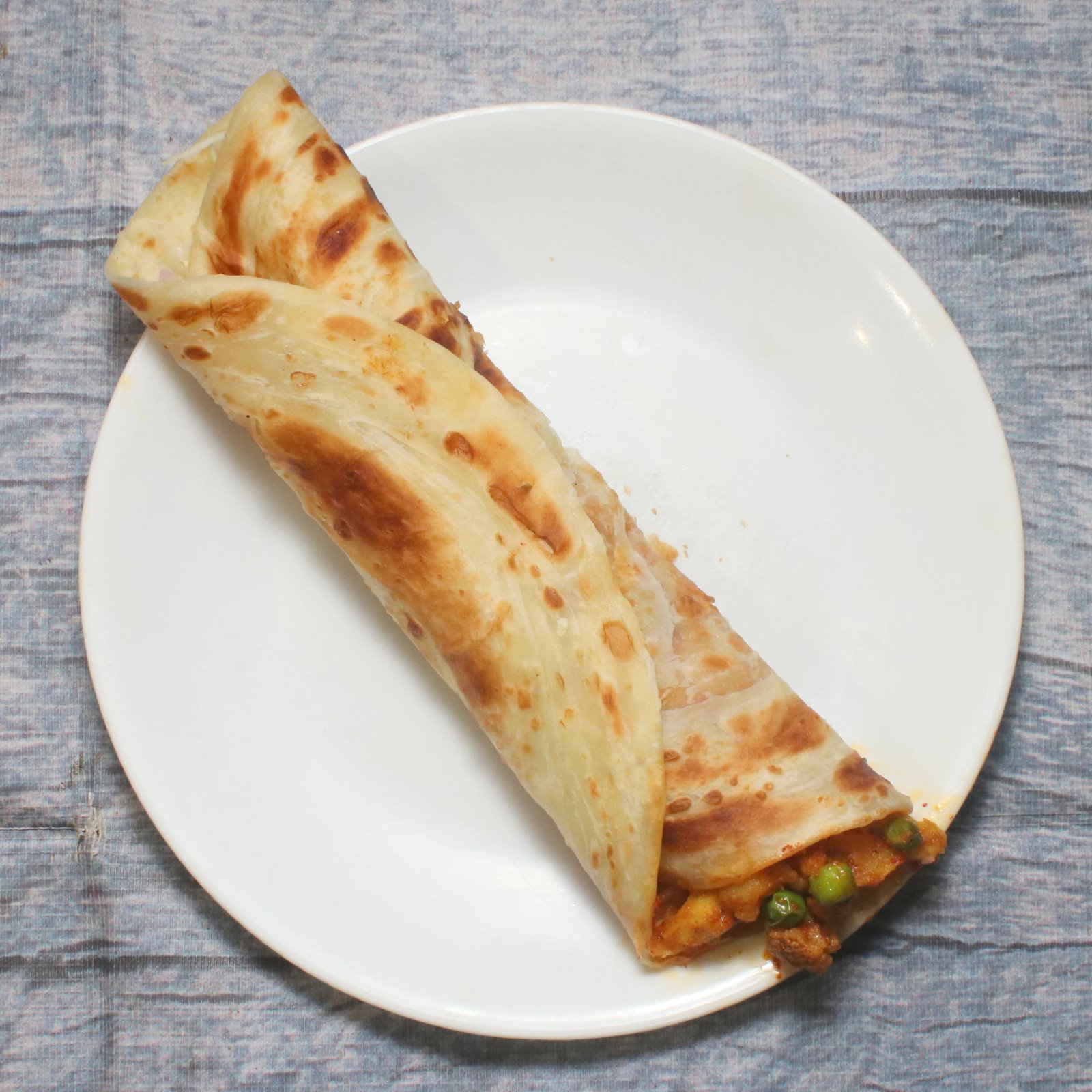 Veg Parotta Shawarma